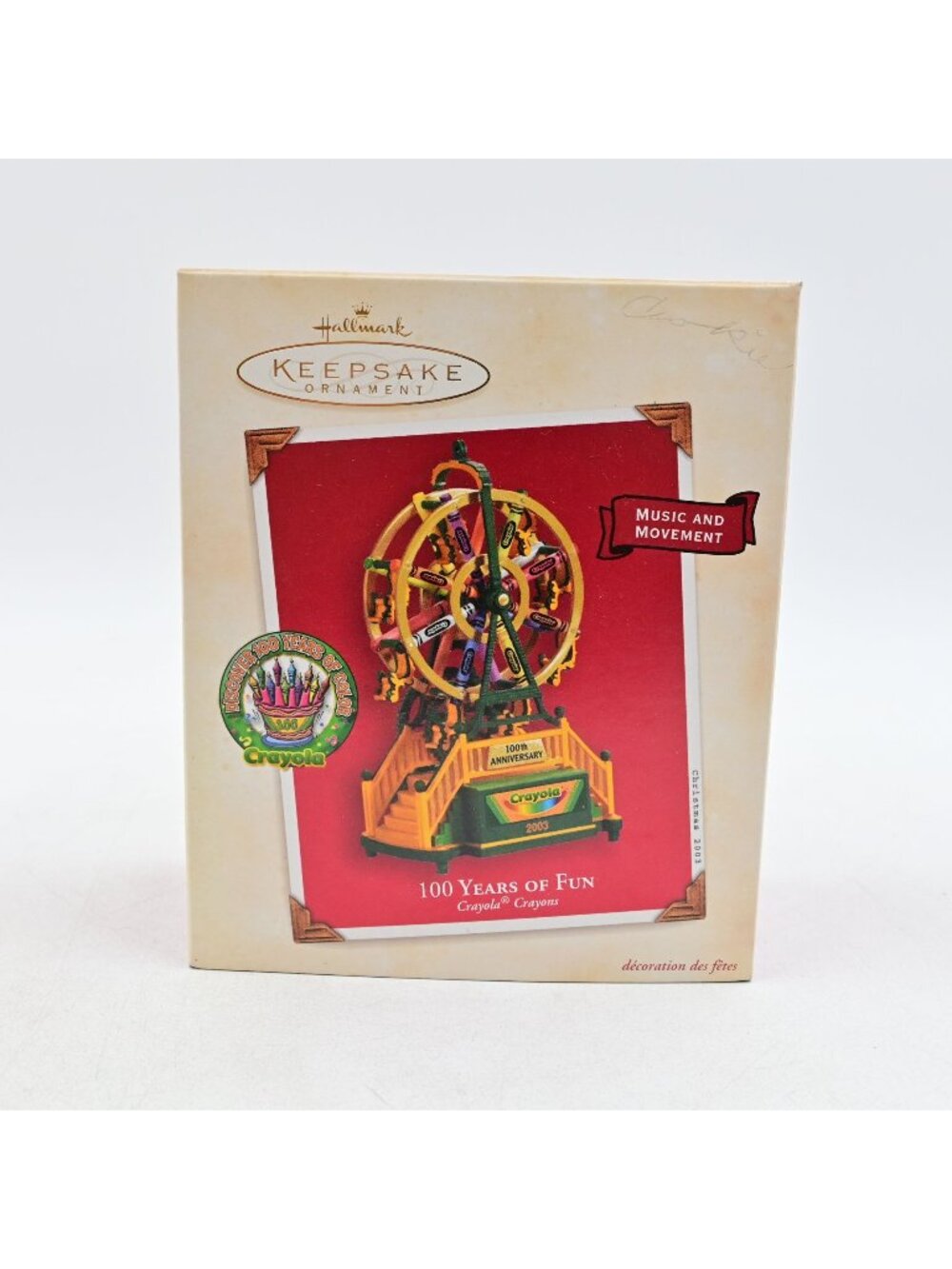 Hallmark Keepsake Ornament Crayola 100th Anniversary Ferris Wheel 2003